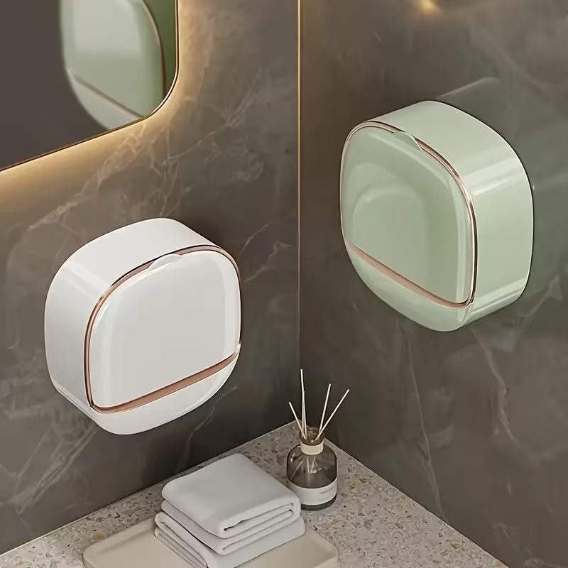 AquaDry Covered Soap Holder with Drain Tray