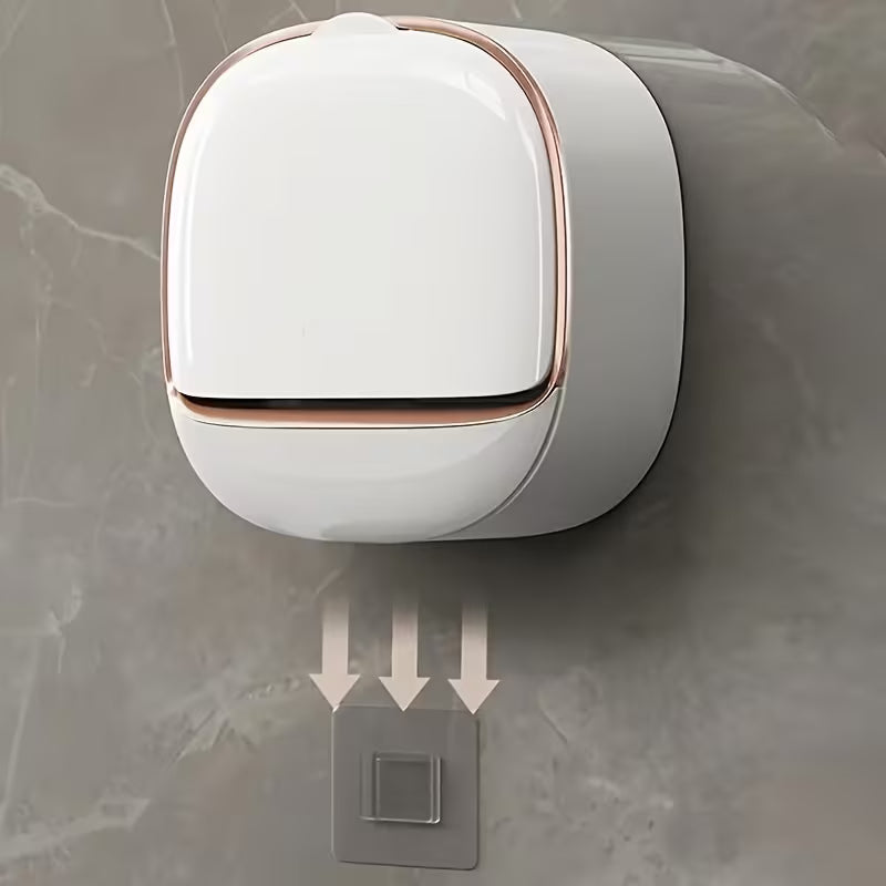 AquaDry Covered Soap Holder with Drain Tray